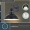 Vaxcel Buena Park Metal 1 Light Dusk to Dawn Black Outdoor Dome Barn Wall Lantern T0650 - alternate 6
